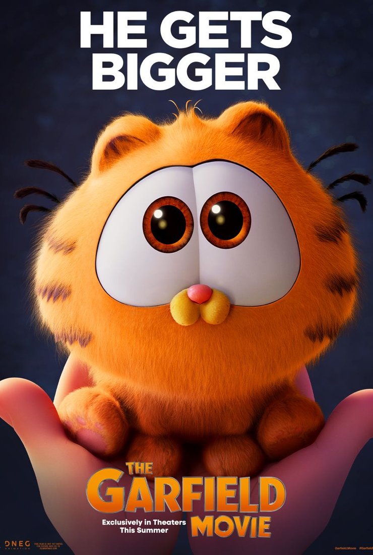 Гарфилд 2024 дата. Гарфилд Постер. Garfield 2024. Гарфилд малышам.