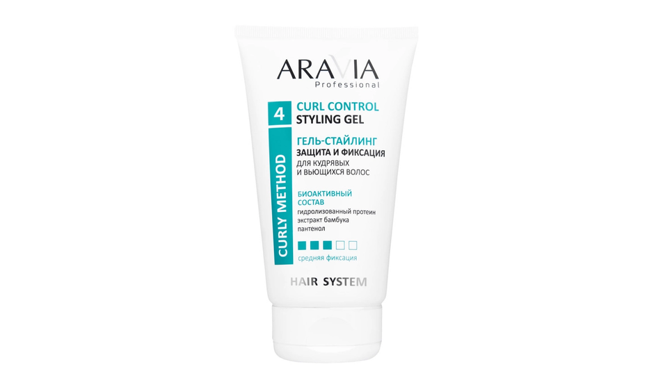 Гель для укладки кудрявых волос фирмы Aravia серии Curl Control Styling Gel Гель для укладки кудрявых волос фирмы Aravia серии Curl Control Styling Gel