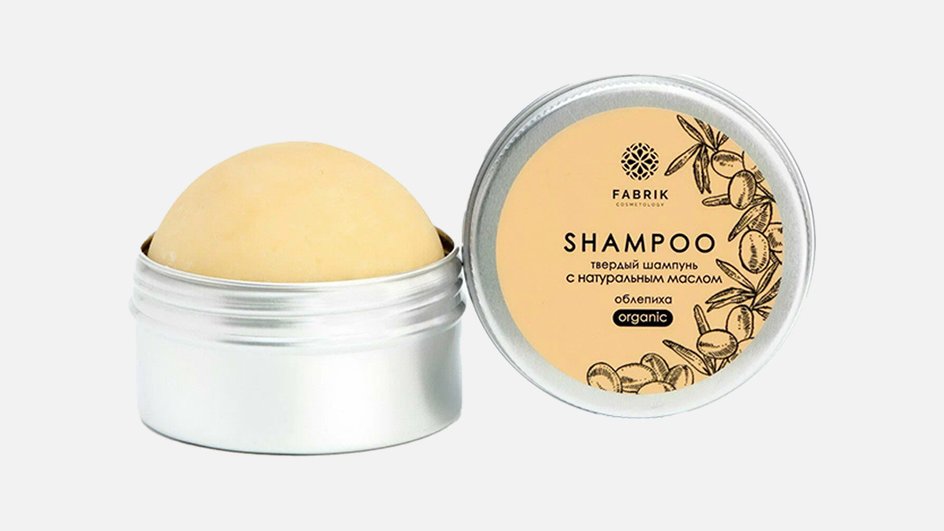 Твердый шампунь для волос с натуральным маслом «Облепихи», Fabrik Cosmetology Твердый шампунь для волос с натуральным маслом «Облепихи», Fabrik Cosmetology
