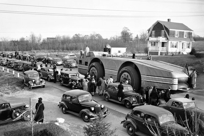 Byrd Expedition’s snow cruiser Penguin I 1939