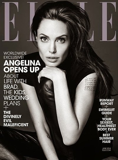 Анджелина Джоли на обложке Elle