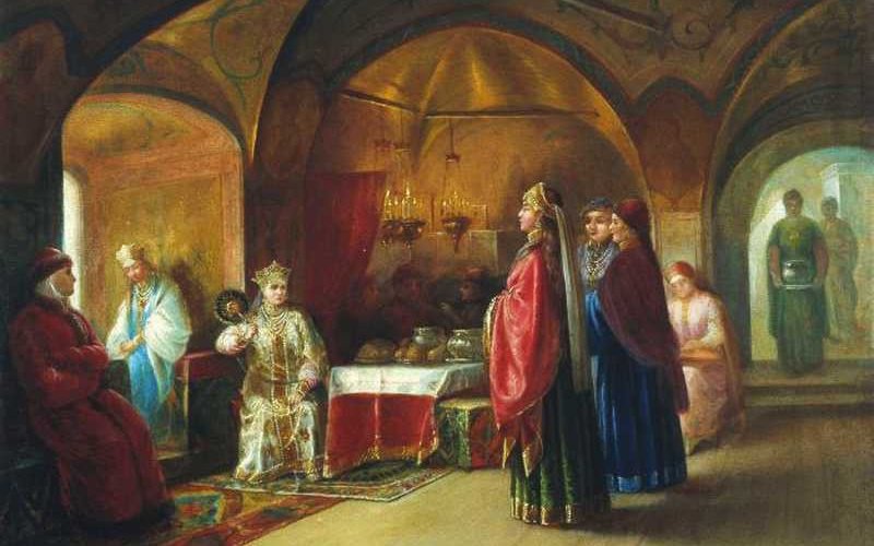 М.П. Клодт. «Терем царевен». (1878)