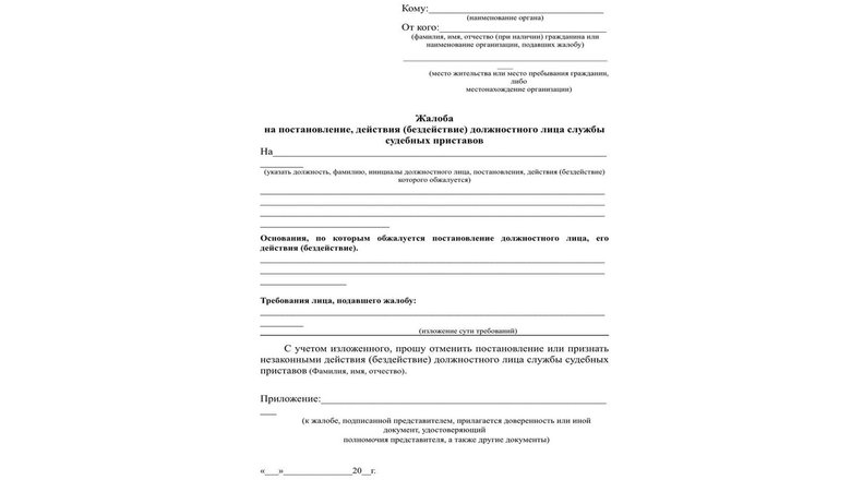 Жалоба на судебных приставов. Жалоба на судебных приставов.