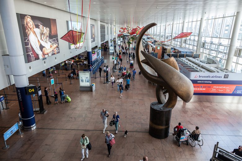 международный аэропорт в Брюсселе