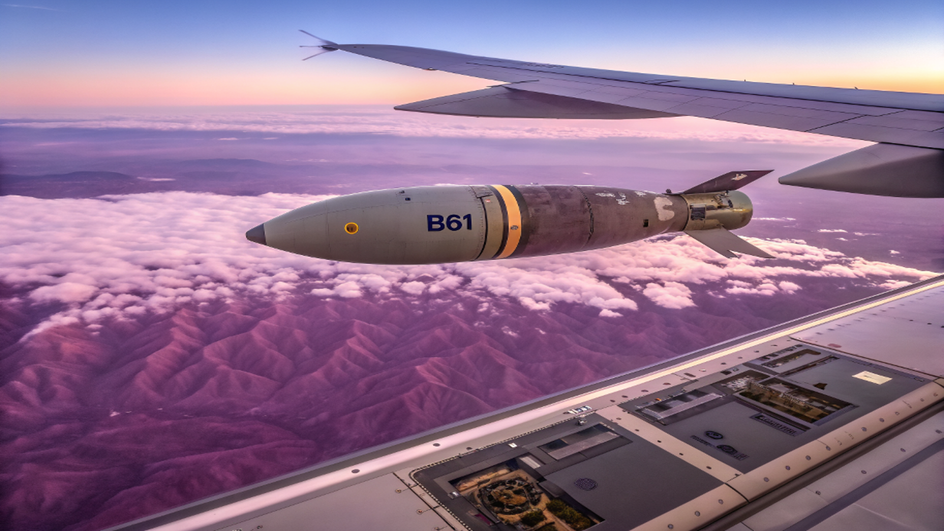 Запуск ядерной бомбы B61-13 Запуск ядерной бомбы B61-13