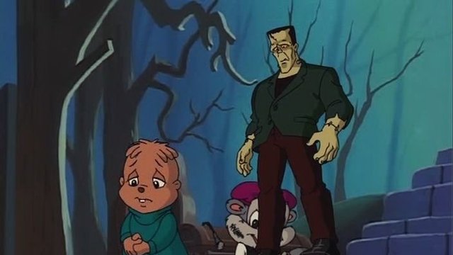 Элвин и бурундуки встречают Франкенштейна
