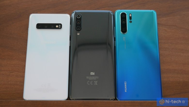Huawei P30 Pro в сравнении с Galaxy S10+ и Xiaomi Mi 9