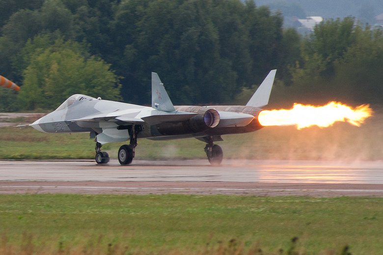 Российский истребитель Су-57 (Wikipedia Commons / Rulexip / CC BY-SA 3.0)