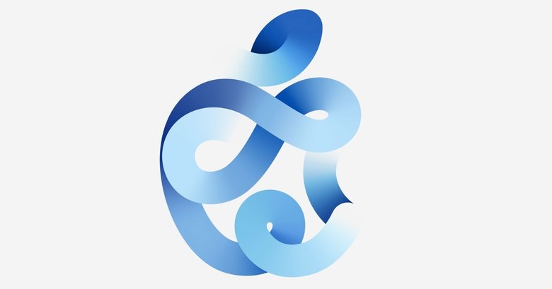 Синий цвет яблока на приглашении может означать один из новых оттенков корпуса для iPhone 12.