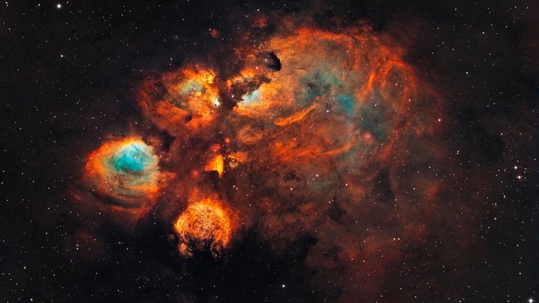 NGC 6334 действительно похожа на кошачью лапу. Фото: NASA