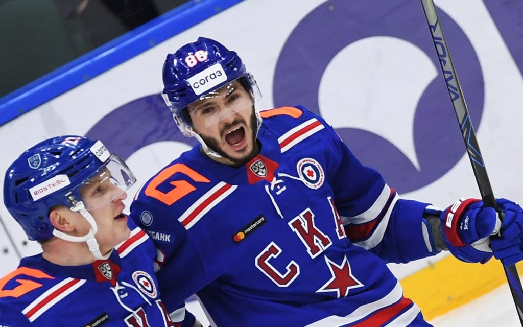 СКА одержал третью победу в серии второго раунда плей-офф КХЛ против московского «Динамо»