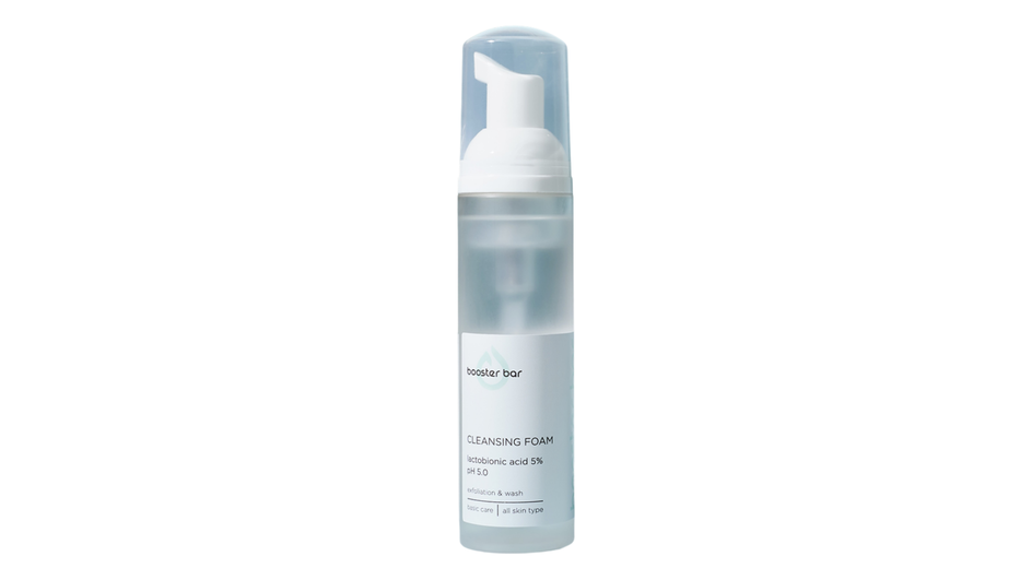 Пенка для снятия макияжа фирмы Booster Bar серия Cleansing Foam Lactobionic Acid 5% pH 5.0 Пенка для снятия макияжа фирмы Booster Bar серия Cleansing Foam Lactobionic Acid 5% pH 5.0