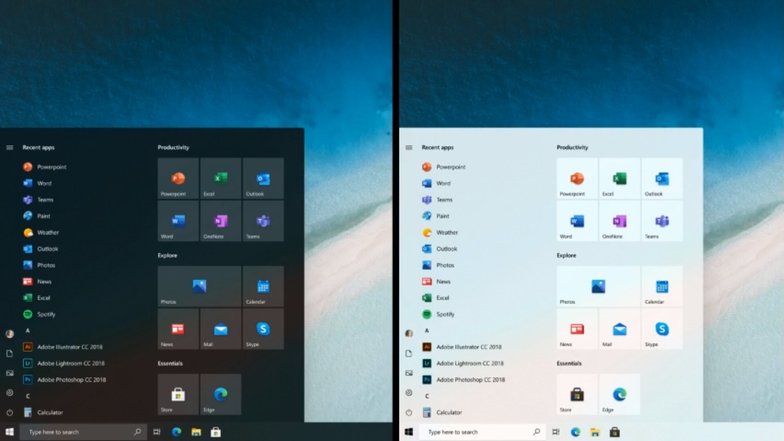 Microsoft показала Windows 10 без&nbsp;&laquo;живых плиток&raquo;