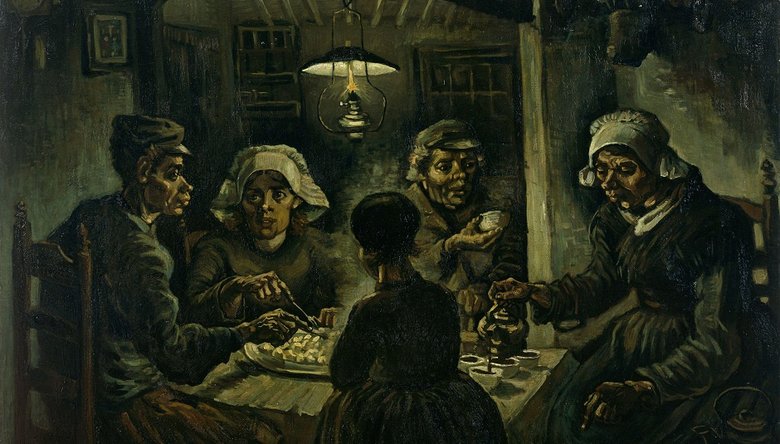 Винсент Ван Гог. Едоки картофеля. 1885