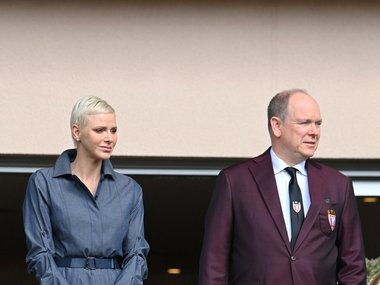 Slide image for gallery: 16210 | Княгиня Монако Шарлен и князь Aльбер II. Источник: legion-media.ru