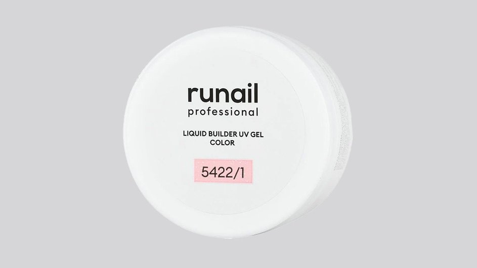 Камуфлирующий жидкий уф-гель для наращивания №5422, Runail Professional Камуфлирующий жидкий уф-гель для наращивания №5422, Runail Professional