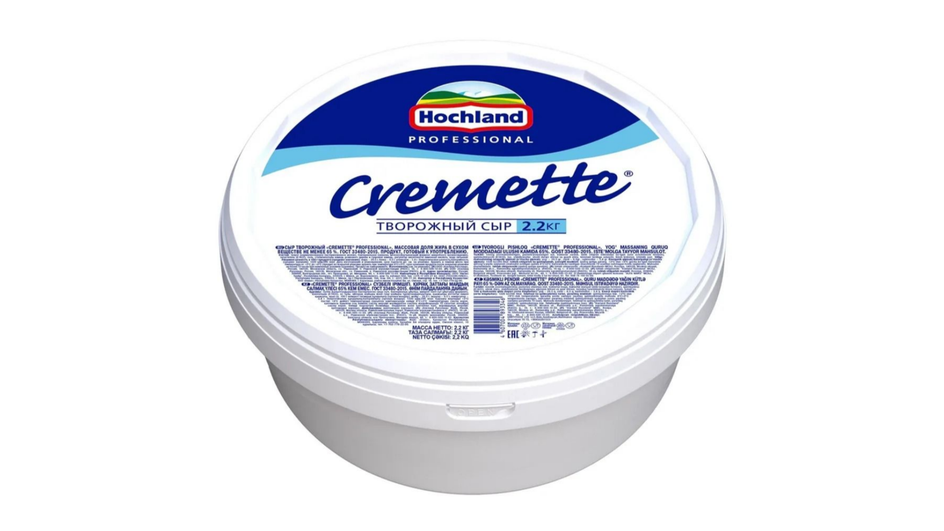 Творожный сыр фирмы Hochland серия Cremette Professional