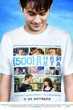 500 дней лета: постер