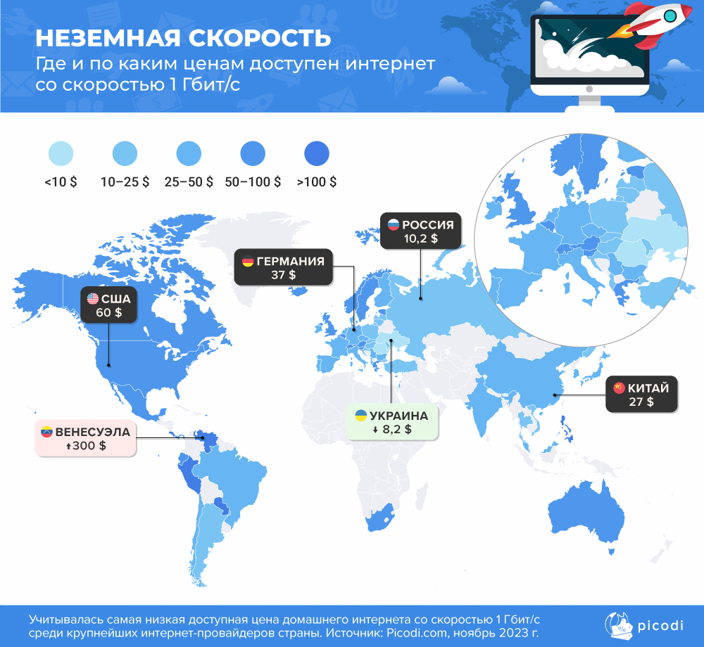 Где в мире самый дешевый интернет (список стран) - Hi-Tech Mail.ru