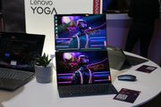 Живое фото гибридного ноутбука Lenovo Yoga Book 9i