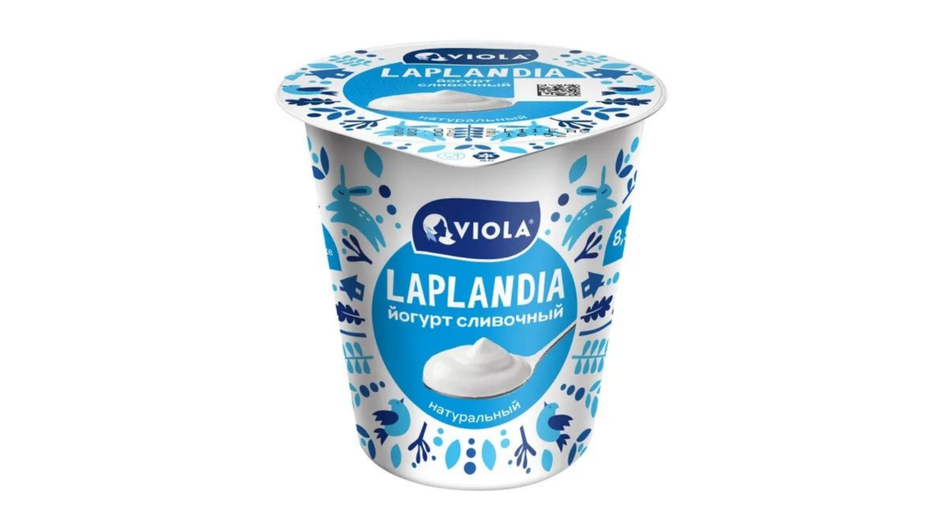 Йогурт фирмы Viola серия Laplandia сливочный 8,5% Йогурт фирмы Viola серия Laplandia сливочный 8,5%