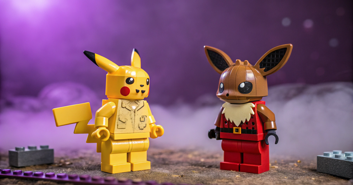 Собрать Пикачу: Lego объявляет о выходе наборов Pokémon в 2026-м году