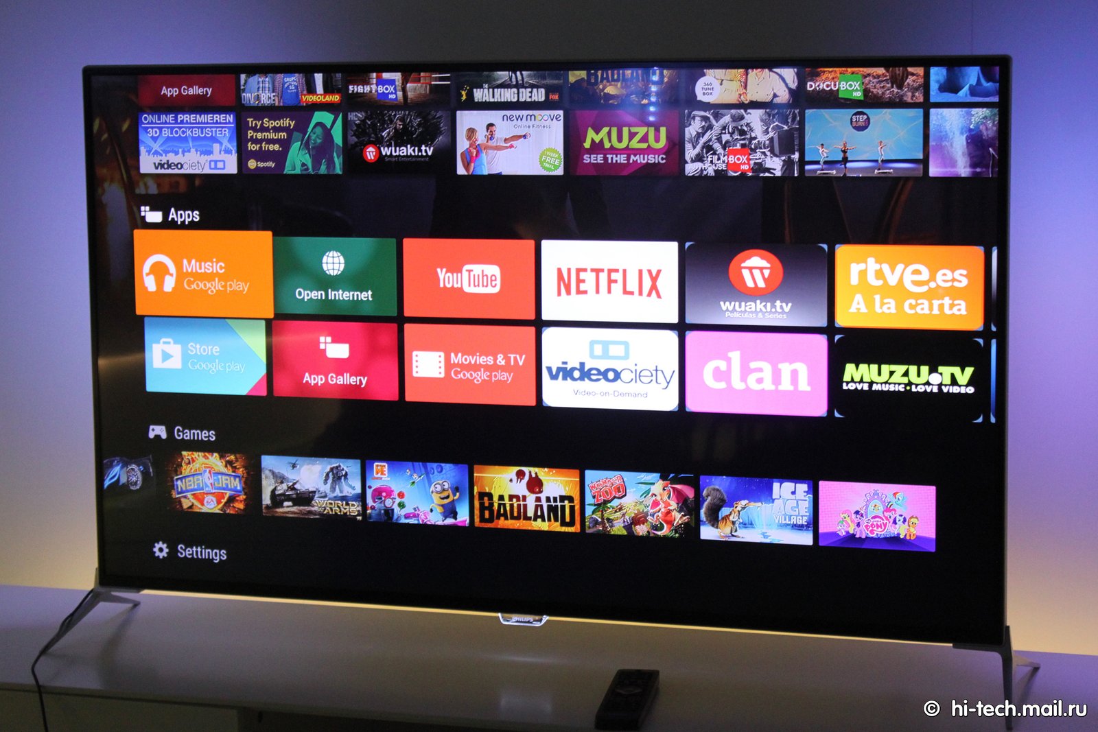 Новейшие телевизоры Philips на Android TV - Hi-Tech Mail.ru