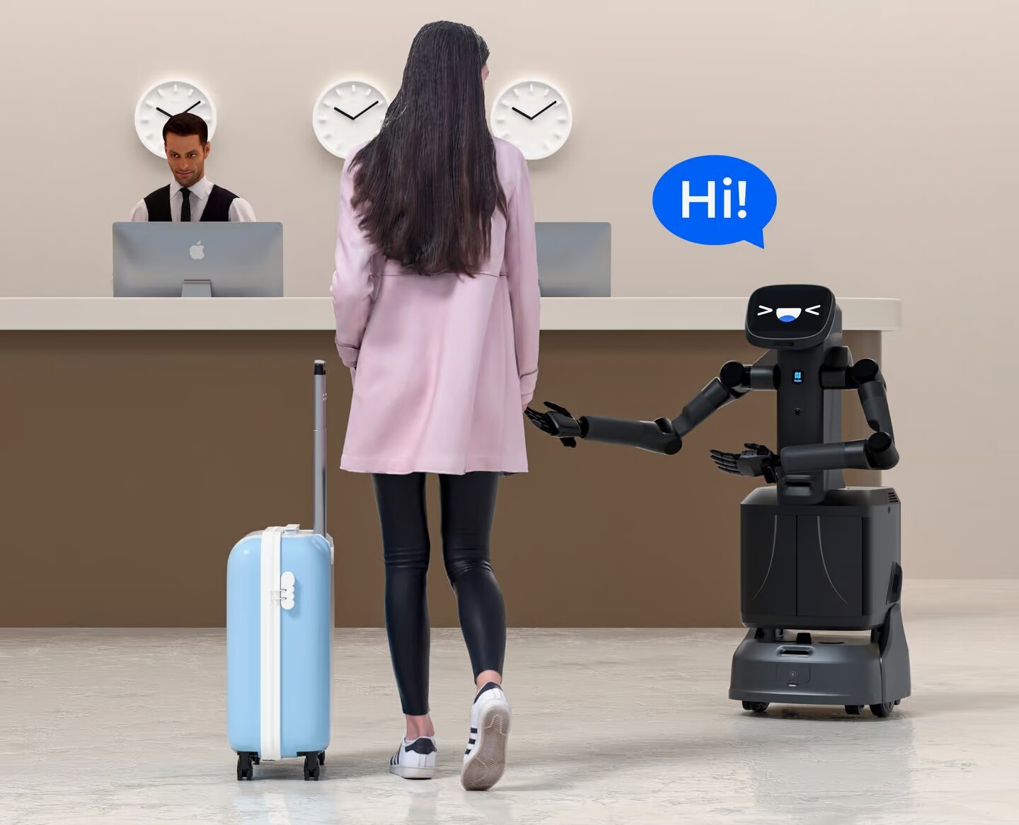 FlashBot Arm: полугуманоидный робот для сферы обслуживания