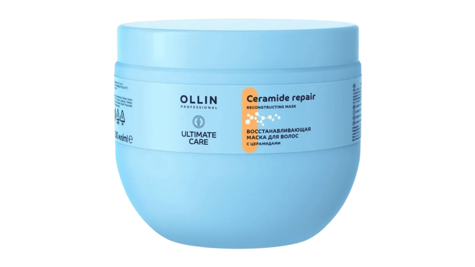 Восстанавливающая маска для волос фирмы Ollin Professional серия Сeramide Repair Reconstructing Mask Восстанавливающая маска для волос фирмы Ollin Professional серия Сeramide Repair Reconstructing Mask
