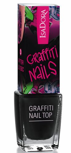Лак-кракелюр Graffiti Nail Top, Black, Isadora, 278 руб.