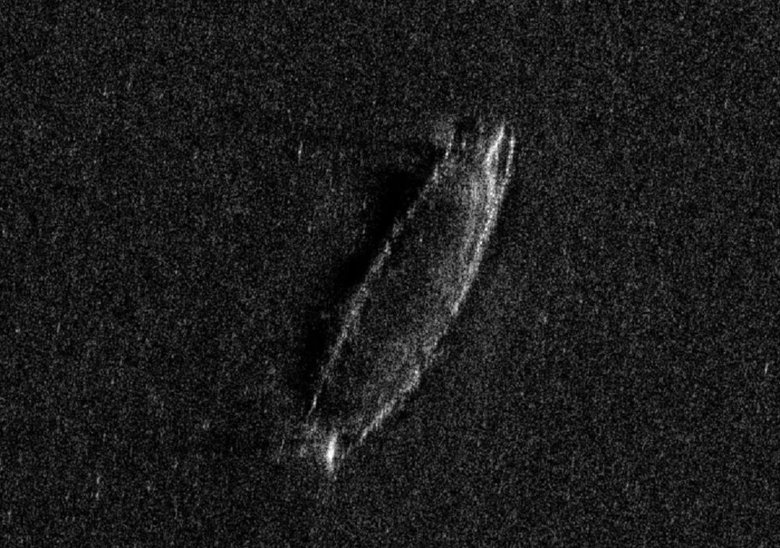 Еще одно сонарное изображение обломков судна. Фото: FFI/NTNU