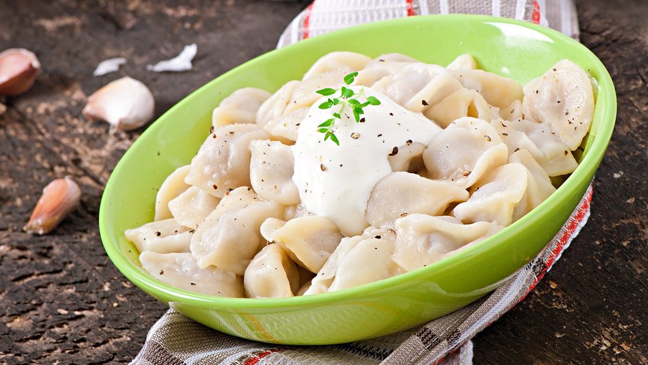Пельмени с картошкой и салом Пельмени с картошкой и салом