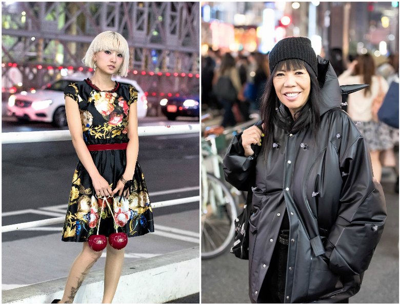 Гостьи Недели моды в Токио. Для японок — это очень важное событие.  
