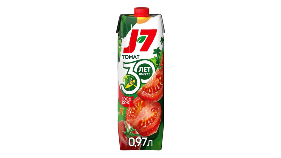 Томатный сок фирмы J7 серия с солью и мякотью Томатный сок фирмы J7 серия с солью и мякотью