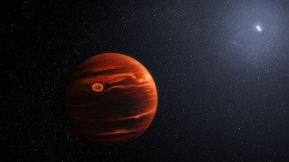 Иллюстрация экзопланеты VHS 1256b. Фото: NASA