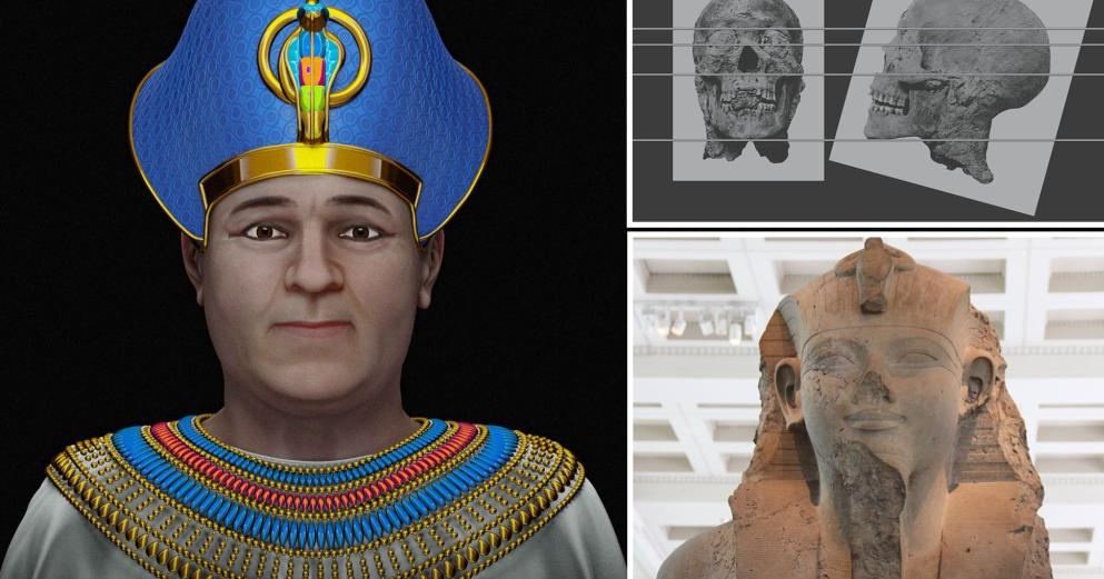 Ученые воссоздали внешность богатейшего фараона Египта (фото)