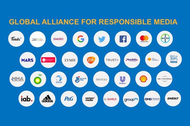 Участники Global Alliance for Responsible Media