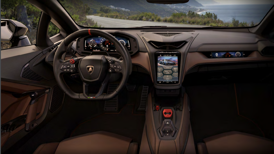 Lamborghini Temerario салон Lamborghini Temerario салон