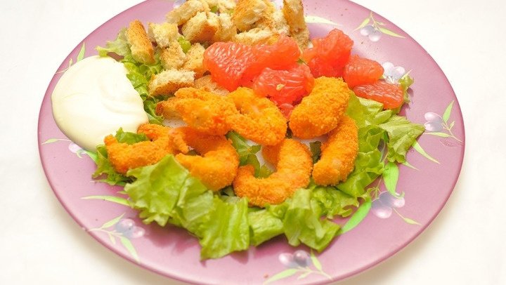 Салат из креветок с грейпфрутом рецепт – Европейская кухня: Салаты. «Еда»