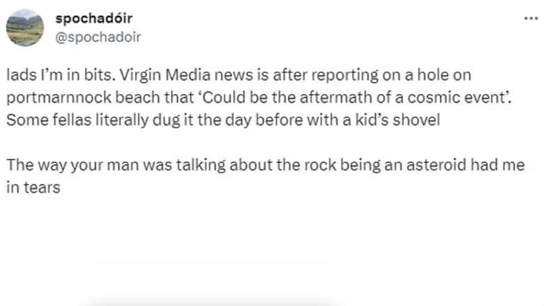 Реакция очевидцев на якобы упавший на пляже метеорит. Фото: Daily Mail