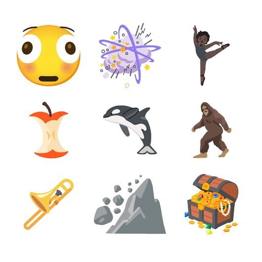 Новые эмодзи из Emoji Unicode 17