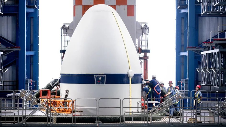 Подготовка корабля Tianzhou-9 Подготовка корабля Tianzhou-9