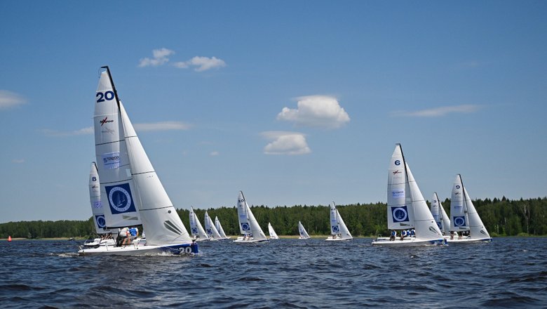 Участники парусной регаты турнира Tenzor International Cup 2024 в Подмосковье Участники парусной регаты турнира Tenzor International Cup 2024 в Подмосковье