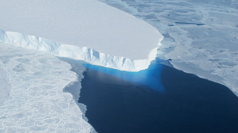 Под воздействием морской воды ледники разрушаются