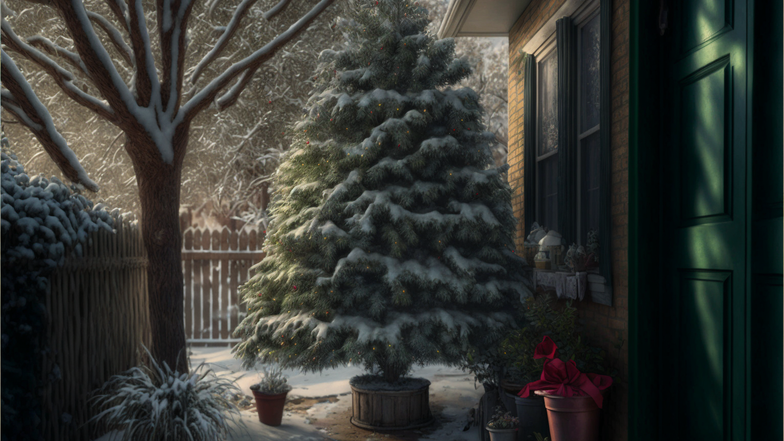 karakat_Christmas_tree_in_the_backyard_cozy_photorealistic_phot_f53758ac-420c-4dc5-9fbc-d7fd3471c076.png