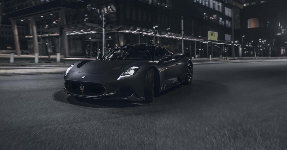 Look at the very black Maserati MC20 Notte supercar - Archyde