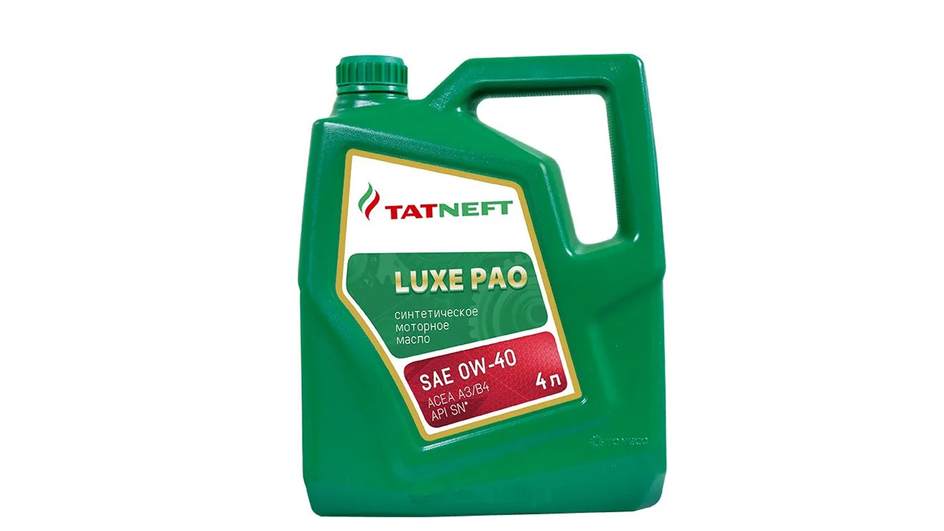 Масло TATNEFT LUXE PAO 0W-40 Масло TATNEFT LUXE PAO 0W-40