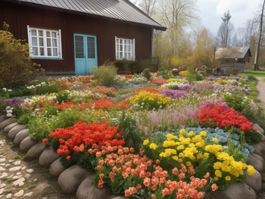 karakat_a_flower_bed_with_spring_flowers_in_the_country_or_near_72778c49-4a28-4af4-8abd-19e58bc5bc60.png