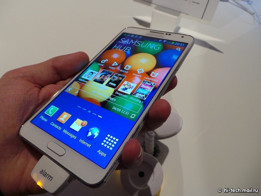 Samsung на IFA 2013: смартфон GALAXY Note 3 и часы GALAXY Gear - Hi-Tech  Mail.ru