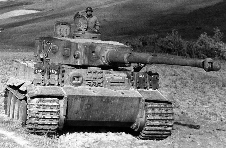 Танк  «Тигр», захваченный Союзными войсками во Второй мировой войне под Тунисом. Фото: Idaho Military History Museum